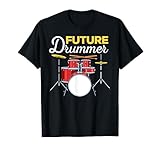 Photo Gallery future drummer drums lover kit trappola set snare bass hi-hat maglietta Photo Gallery future drummer drums lover kit trappola set snare bass hi-hat maglietta