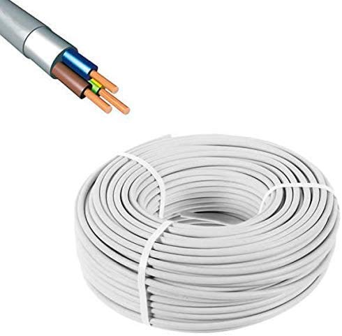 3 x 1,5 mm2 -NYM-J Feuchtigkeitsbeständige Kabel Stromkabel- Installationskabel - ENVA® - NYM-J-Mantelkabel (25 m)
