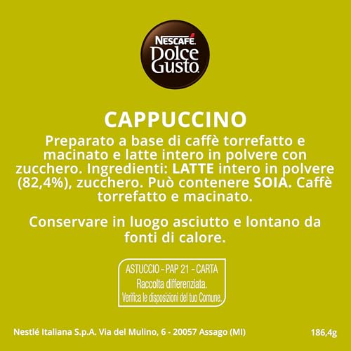 NESCAFÉ DOLCE GUSTO Cappuccino, 6 Confezioni da 16 Capsule (96 Capsule Compatibili Nescafé Dolce Gusto) - 3