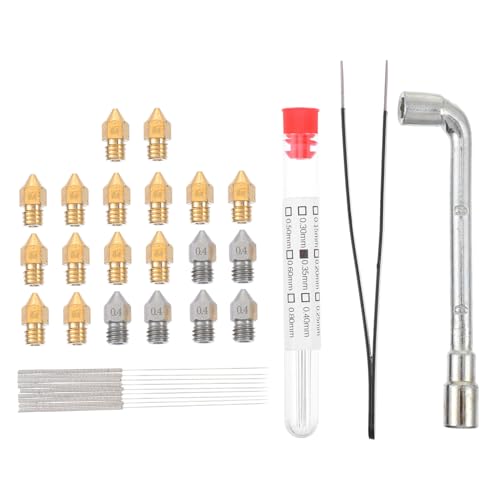 Gatuida Printer Nozzle Cleaning Steel Nozzles Cleaning Needles for Printer Fine Workmanship Kit