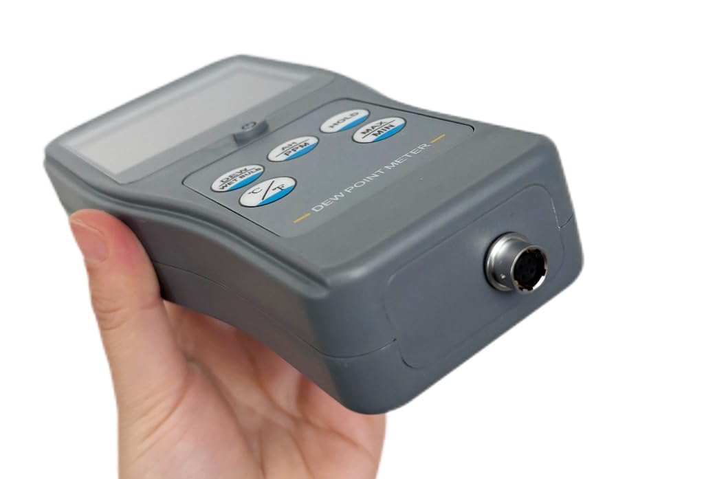Handheld Dew Point Meter Split Precision Dew Point Meter with Ambient Temperature Range -30~120°C (-22~248°F) Relative Humidity Range 0~100%RH Dew Point Temperature Range -45~120°C (-49~248°F)