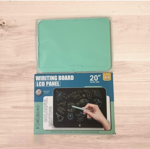 Image of Rechargeable Large(20 Inch) LCD Writing Tablet, Colorful Drawing Board, Lightweight Digital Notepad for Children, (Multicolor) (Type - C Port)