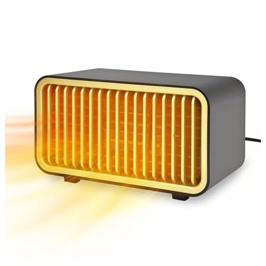 Chauffage D'appoint, Radiateur Soufflant, Mini Chauffage Electrique Portable Silencieux De 1000 W Avec 2 Modes, Protection Contre La Surchauffe Et Le Renversement, Pour Bureau De Chambre À Coucher