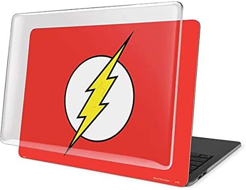 Skinit Case + Skin Compatible with MacBook Pro 15in (2016-19) - Officially Licensed Warner Bros The Flash Emblem Design