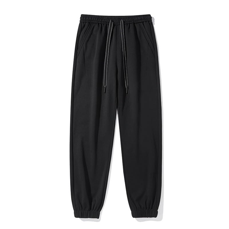 Men's Pants Knit Casual Autumn Youth Loose Cuffed Sport Sweat Trouser for Men2
