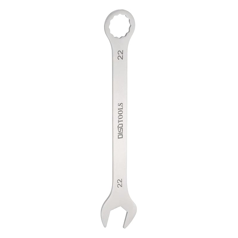 HARFINGTON Chave Combinada 22 mm com Ponta Torx, Cabeça Estriada e Deslocamento de 15°, em Aço Inoxidável
