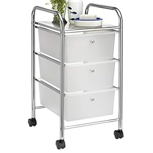Idimex GINA Badrollwagen mit 3 Schubladen