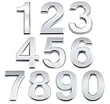 20Pcs Mailbox Numbers 3D 2.8'' Self-adhesive Door House Numbers Stickers Street Address Numbers...