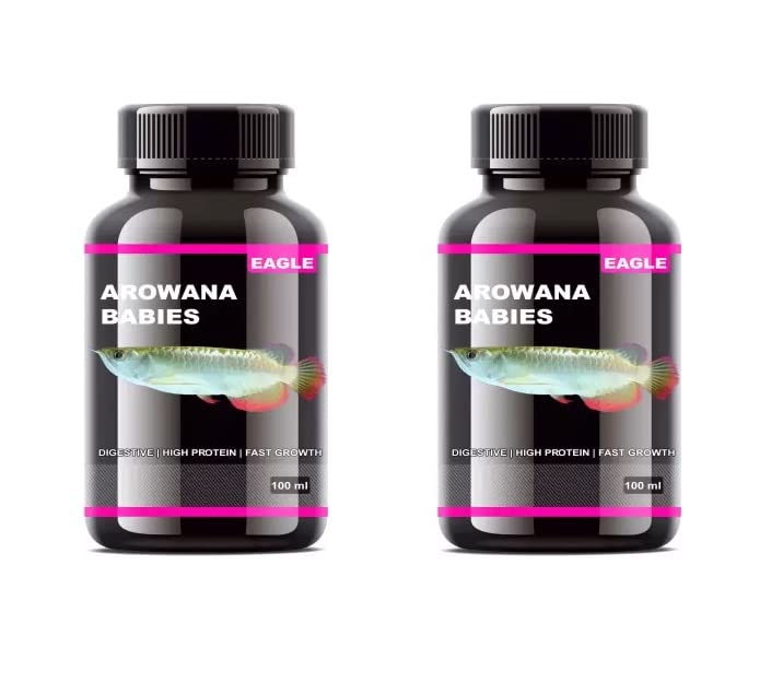 Best Eagle Arowana (100ml) Fish Food for Growth and Color Fish Food for Small Arowana Stick 2 in 1 Combo (B0BDV9NMZ8) Amazon Price History, Amazon Price Tracker