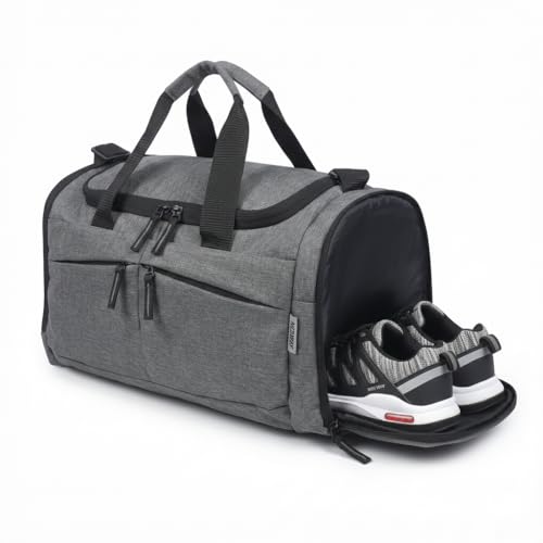 Wooum Gym Duffle Bag with Shoe Compartment for Men & Women | Trav...