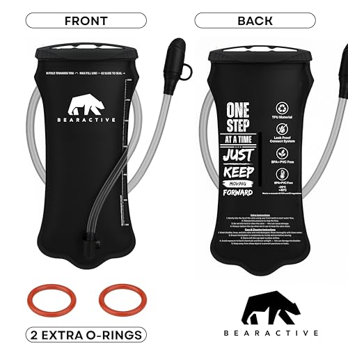 Hydration Bladder, Water Bladder 2L for Running Backpack with BPA-Free TPU, Hydration Pack, Leak-Proof Water Pouch, No Plastic Smell – Hiking, Running, Cycling & Camping - Image 4