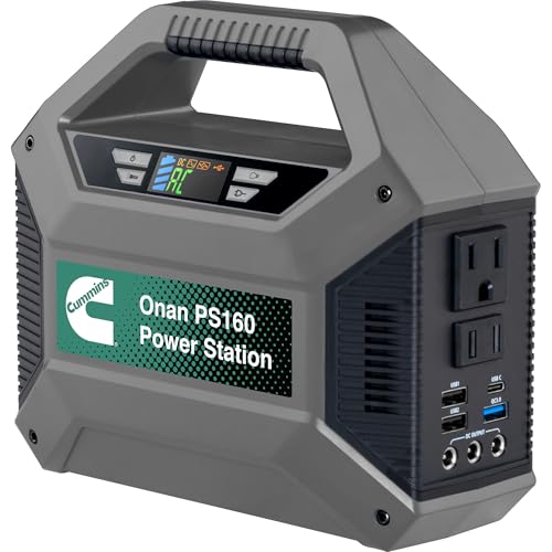 Image of Cummins 155Wh 150 Peak Watt Portable Power Station & Solar Generator, Modified Sine Wave AC Outlet, Backup Lithium Battery for Camping, Home, Travel, Indoor/Outdoor Use (Solar Panel Not Included)