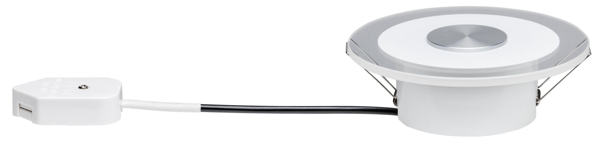 Paulmann 92907 Lampada da incasso LED Whirl rotonda faretto da incasso 3x5,5W a soffitto alluminio satinato apparecchio da incasso luce da incasso dimmerabile apparecchio da incasso a soffitto