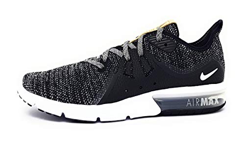 Nike Women's Wmns Air Max Sequent 3 Low-Top Sneakers, Black (Black/White/Dark Grey 001), 7 UK