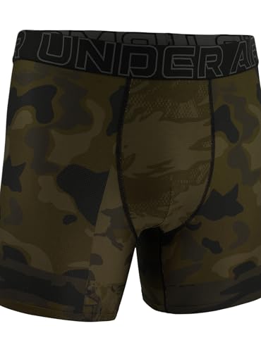 Under Armour mens Performance Tech Mesh Print Singles, 6" Inseam Boxer Brief3