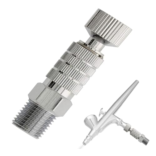 Conector de manguera de cepillo de aire, accesorios de aerógrafo conectores de manguera de 1/8 pulgadas, piezas de repuesto de acoplador, rendimiento óptimo del aerógrafo
