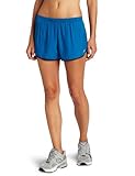 ASICS Women's Quad Short, Peacock/Black, Large