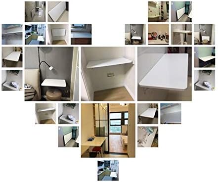 Foldable Wall Mounted Table Space Saving Workbench for Kitchen Balcony or Apartment White 60x30cm Ideal for JNHWll Spaces Versatile & Practical