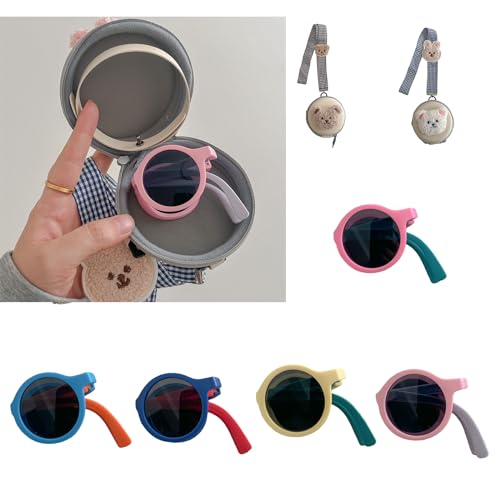 Portable Foldable with Neck Hanging Case Trendy for Kids Stylish for Outdoor Activities2