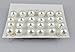 12 pair White faux pearl earrings big bead ball stud post earrings set pack