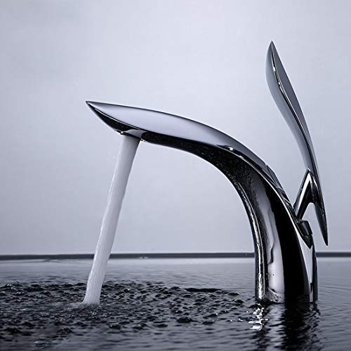 Image of ALTON Accenture ACT21020 Brass Single Lever Basin Mixer, Chrome, Chrome Finish