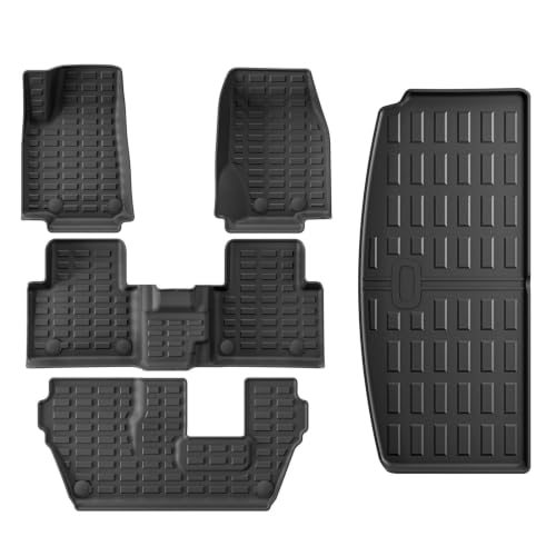 Tapis sol voiture anti-saleté Jeep Grand Cherokee L 7 places doublure coffre