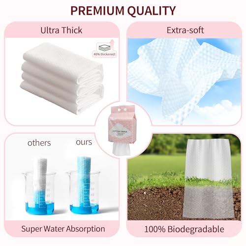 Image of 800 Count Soft Dry Wipe Dot Texture, 4 Pack