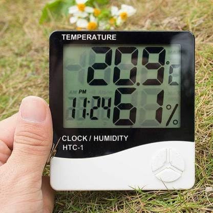 Convious HTC-1 Indoor Digital Humidity Meter Hygrometer Thermometer with Large LCD Display Temperature Meter Pack of 5 1