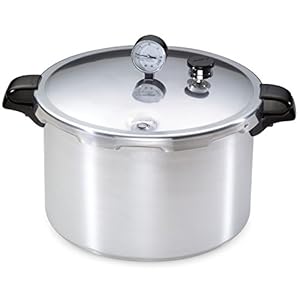 Presto 01755 16-Quart Aluminum canner Pressure Cooker, One Size, Silver