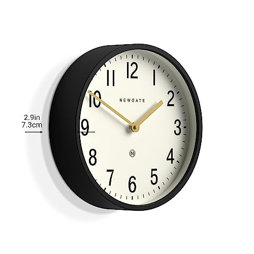 NEWGATE® Master Edwards wall clock, Black, 30 x 30 x 7 cm - Image 4