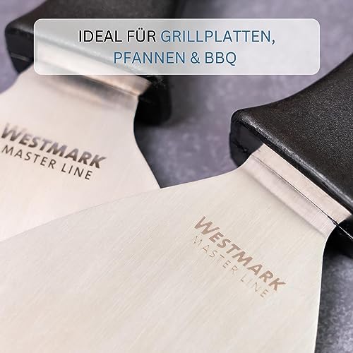Grattoir inox rigide Westmark pour nettoyer les plaques de cuisson sans effort - 5