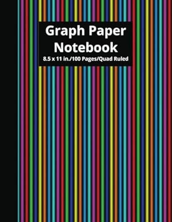 Graph Paper Notebook Rainbow: Grid Paper Notebook, Grid Paper for Math ...