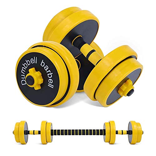 Verstelbare dumbbells Barbell-set 2 in 1, verstelbare dumbbell-haltersets 10/20/30/40 kg, hefbare halters voor…