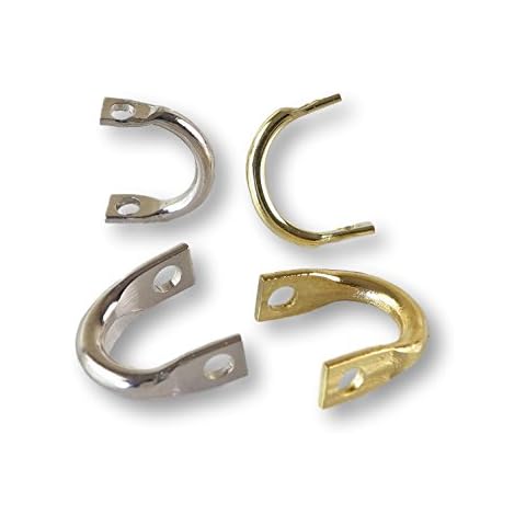 River Guide Supply Easy Spin Spinner Clevis 50 Pack - Made in USA (Brass, Size #6) Cover