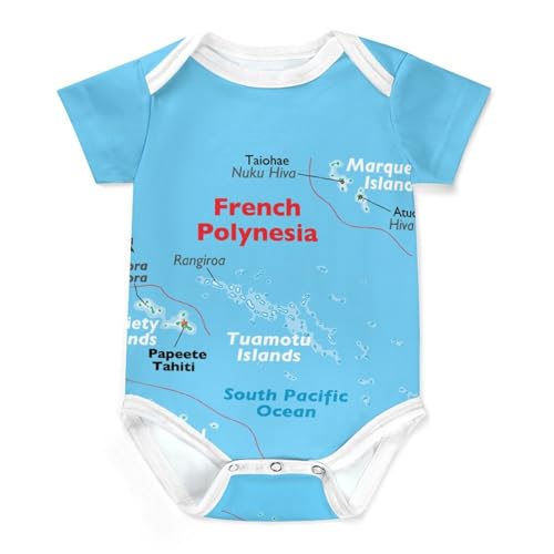 Maps of Marshall Islands Newborn Baby Romper,Boy Girl Sweatshirt Outfit Romper
