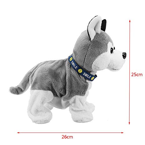 ZSGG Brinquedo de pelúcia infantil para cães com controle de som interativo com 8 movimentos diferen