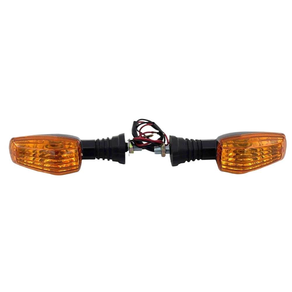 Motorcycle Turn Indicator Lights Compatible with GSXR600 GSXR750 K1 K4 GSXR1000 GSXR GSX-R 600 750 1000(Amber Lens)