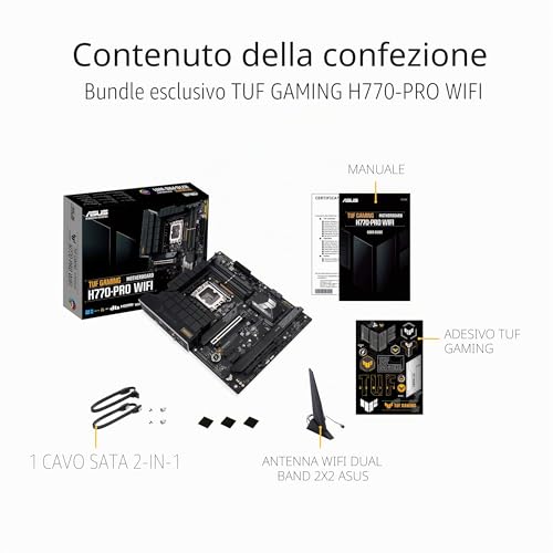 TUF GAMING H770-PRO WIFI Scheda madre Intel® H770 (LGA 1700) ATX - Scheda madre - Immagine 5