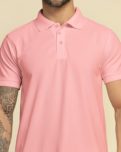 Image of VastraVibes Men's Polo Regular Fit T-Shirt