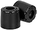 Ariete 12997/U1-N Alu-Rub Bar Ends - 12-14mm - Black