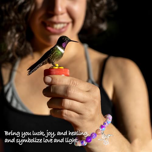 Hummingbird Bracelet for Women - Hummingbird Charm Jewelry Gift for Mom, Daughter, Sister, Niece, Granddaughter, Best Friend or Girlfriend2
