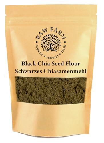 Raw Farm - Chiasamenmehl, reich an Proteinen, fettarm, glutenfrei, sojafrei 500g