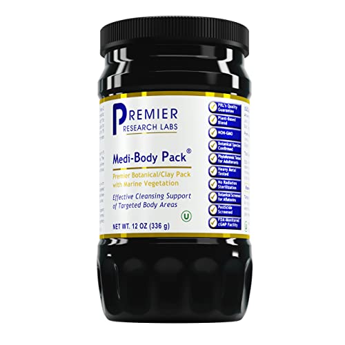 Premier Research Labs Medi-Body Pack – Beauty & Personal Care with Bentonite Clay – Eco-Friendly Bath Product for Body Cleanse – Home Bath Essential – 12 oz