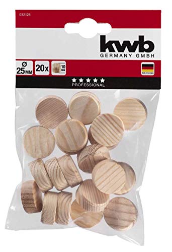 kwb 0321-30 30mm 032130 10St. Konusplättchen, Kiefer