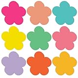 27 Pcs Flowers & Butterflies Cutouts Paper Set, 9 Colors, Decoration Cut-Outs for Chalkboard Wall, DIY Craft...
