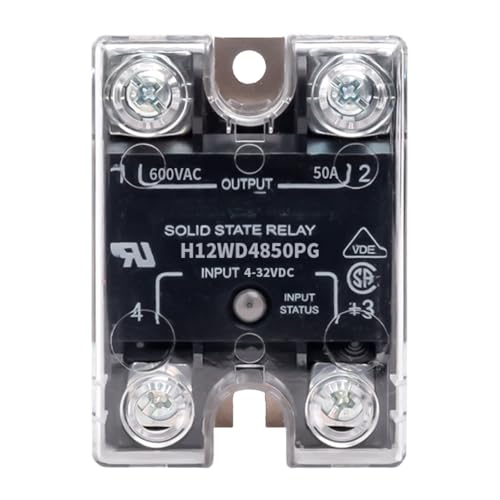 Relais H12WD4850PG de haute précision robuste et haute tension 50A