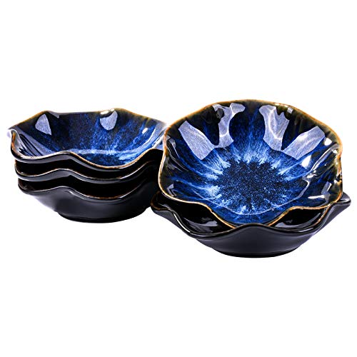Japanese Soy Sauce Dishes set of 5 Dipping Sauce Dish Bowl for Sushi Sauce Side Dish HY