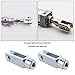 Be In Your Mind 4Pcs M8 Clevis Fork Long with Spring Pin Right Hand Thread Air Cylinder Rod Clevis End Female Thread Y Connector 58mm Length