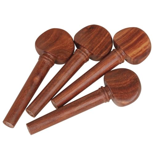 Juego de reparación de violín con clavijas, afinadores y reposapiés completo 7