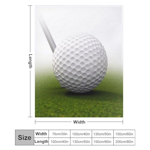 Couverture en flanelle de golf idéale pour vos soirées cocooning et voyages